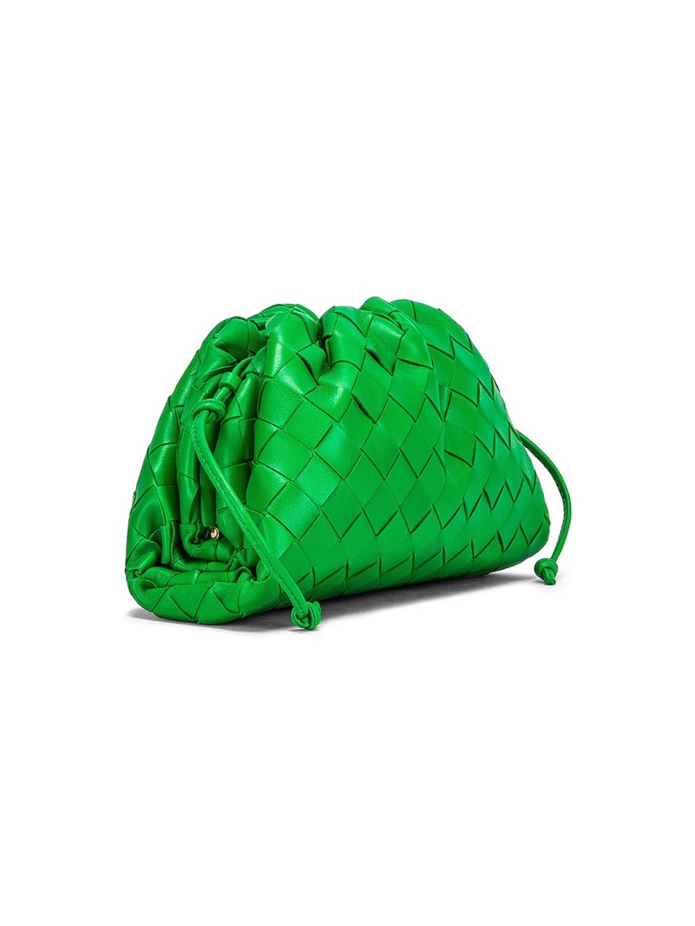 $2900  BOTTEGA VENETA Mini Pouch Clutch in Parakeet and Gold with dust bag - Picture 2 of 16